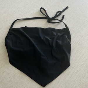 Aerie black handkerchief bikini top